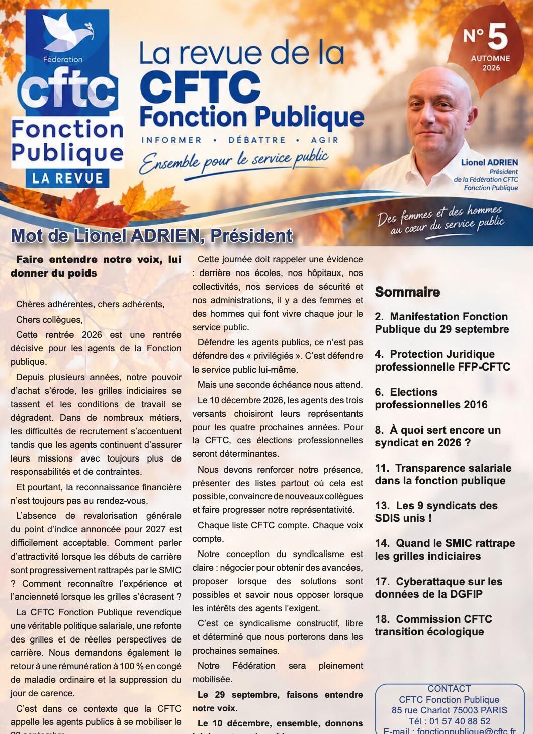 Revue n°5 - Automne 2026