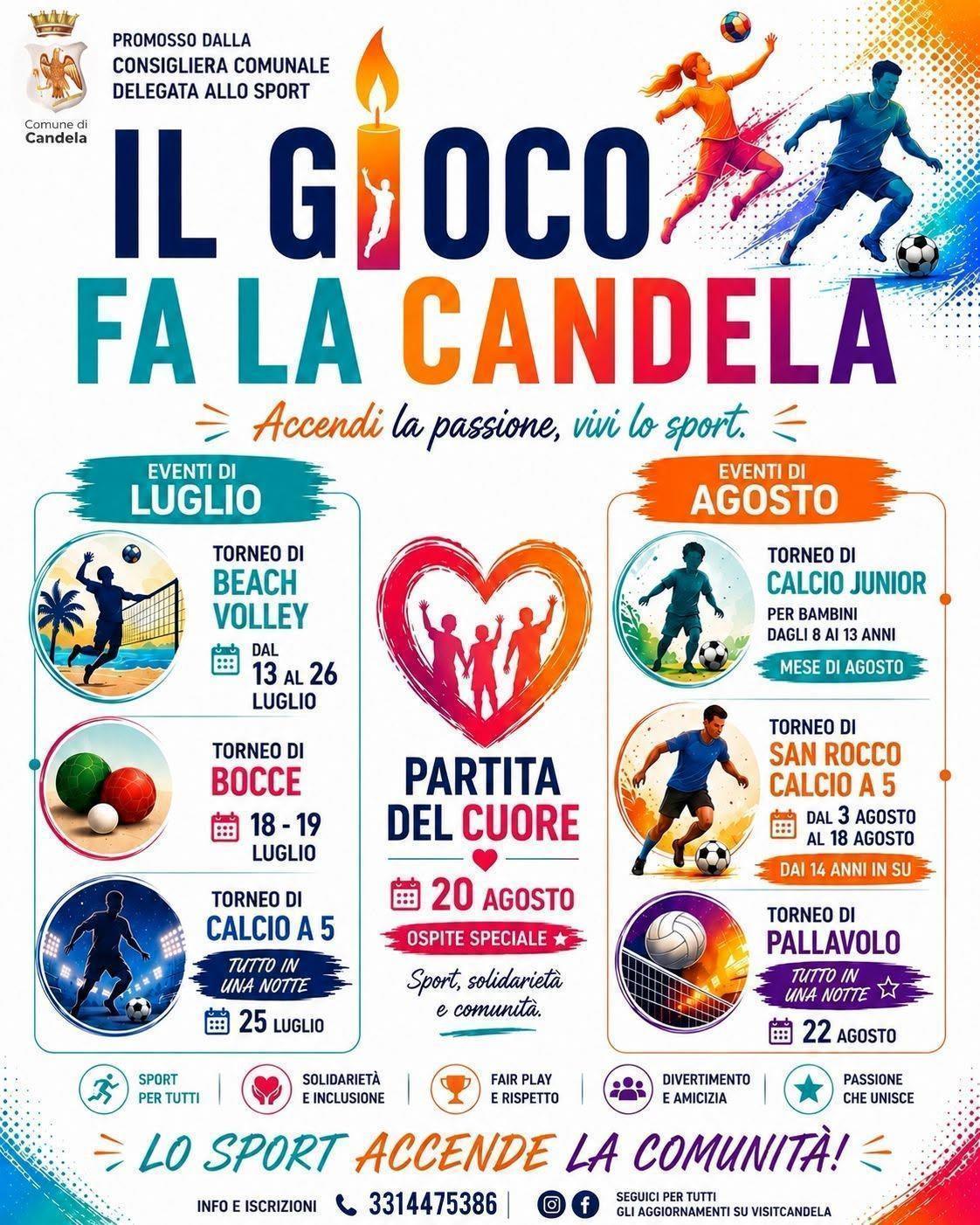 Festa dello Sport - Partita del cuore- Live Band "Due+Due" (Inizio ore 21.30)