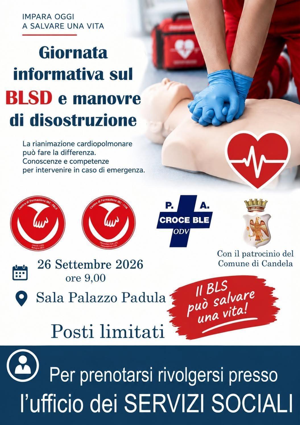 Giornata Informativa Su Blsd E Manovre Di Disostruzione ( Inizio ore 9.00)