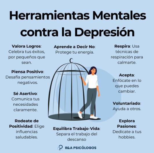 Consejos, estrategias y herramientas contra la depresión 