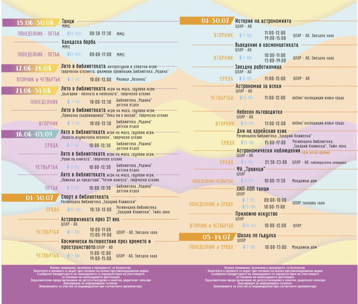 Безплатни летни занимания за деца организират в Стара Загора Безплатни летни занимания за деца организират в Стара Загора