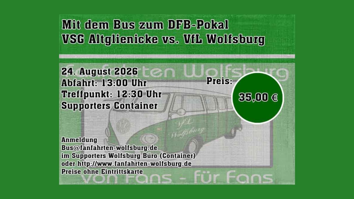 Busangebot VSG Altglienicke (POKAL)