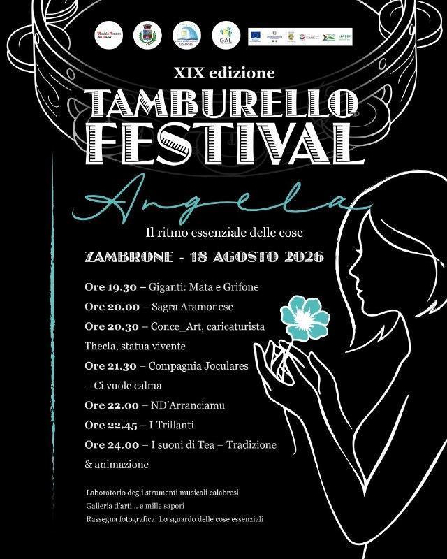 Tamburello Festival XIX edizione - Angela - Il ritmo essenziale delle cose (dalle ore 19:30) Tamburello Festival XIX edizione - Angela - Il ritmo essenziale delle cose (dalle ore 19:30)