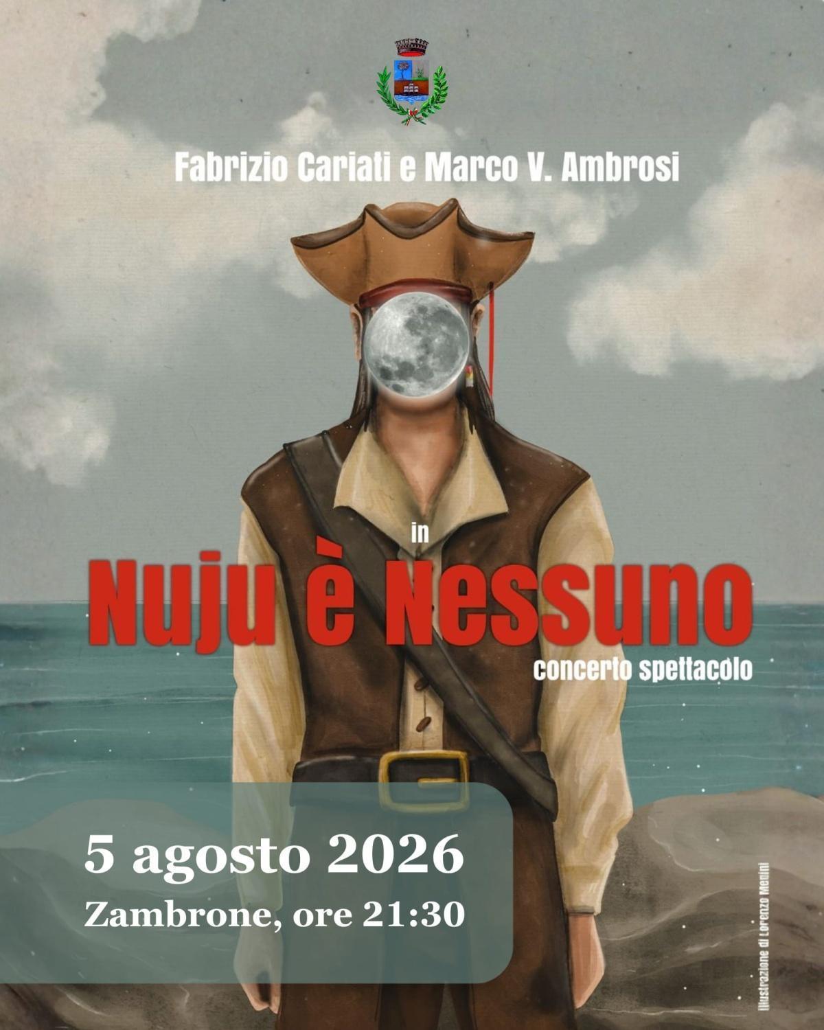 Reading letterario e musicale, Fabrizio Cariati e Marco V. Ambrosi - Nuju è Nessuno (inizio ore 21:30)
