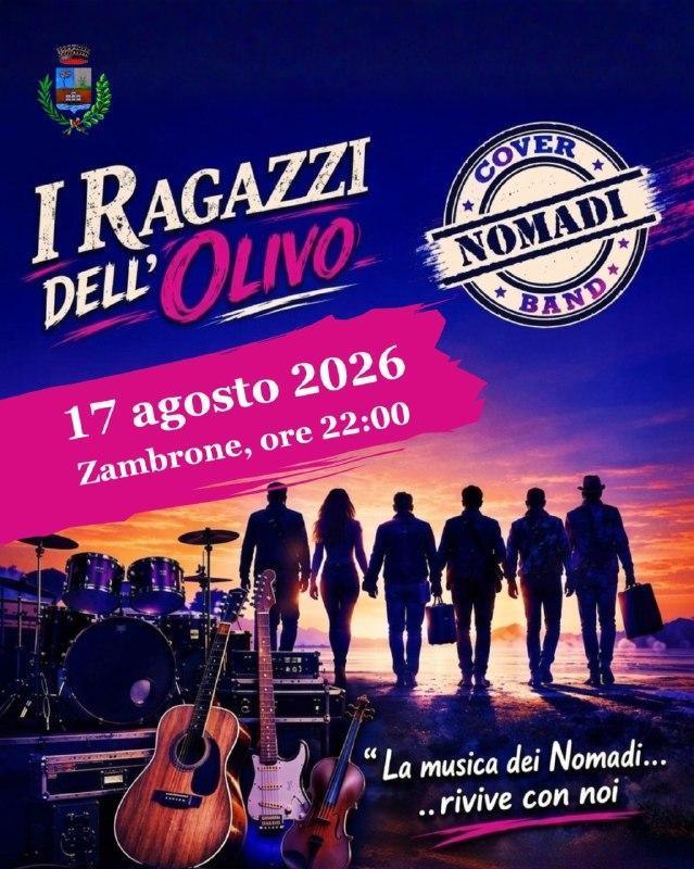 Cover band dei Nomadi - I ragazzi dell'olivo (inizio ore 22:00)