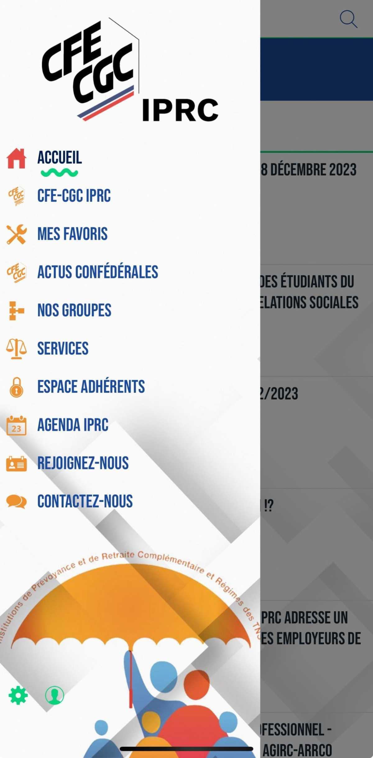 CFE-CGC IPRC