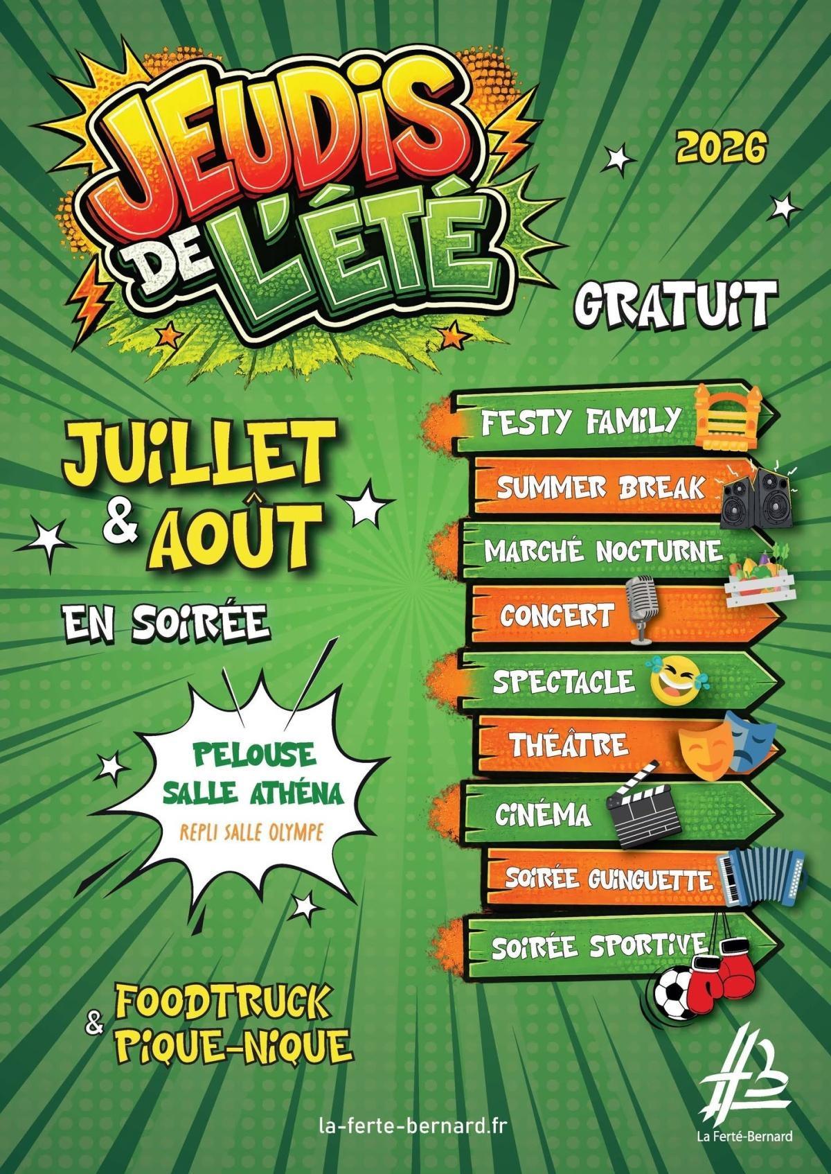 Les jeudis de l'été : Soirée sportives"