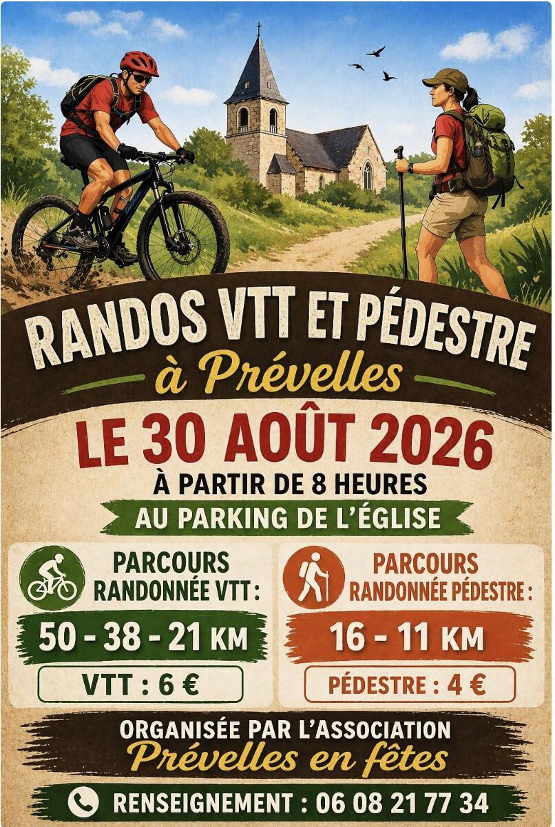 Randos VTT et pédestre