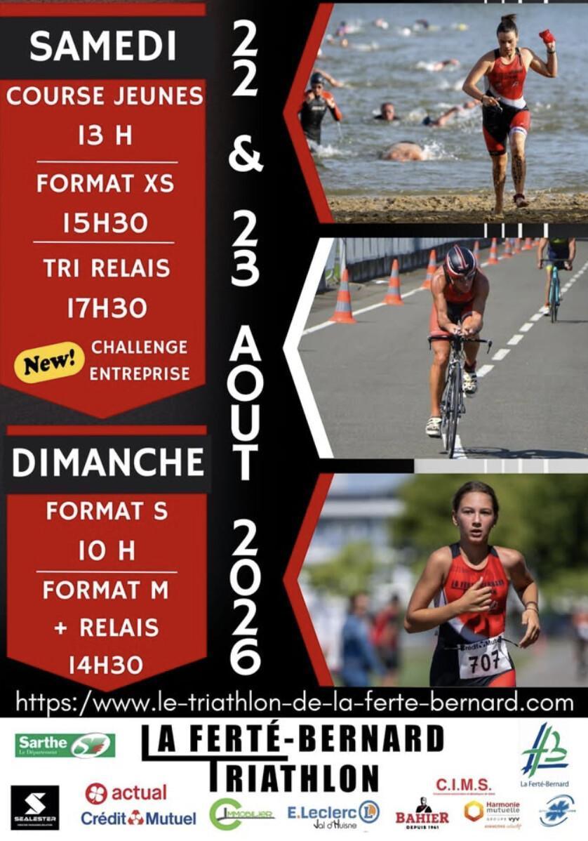 39ème édition du triathlon de La Ferté-Bernard