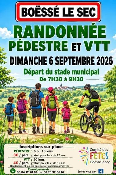 Randonnée pédestre et VTT