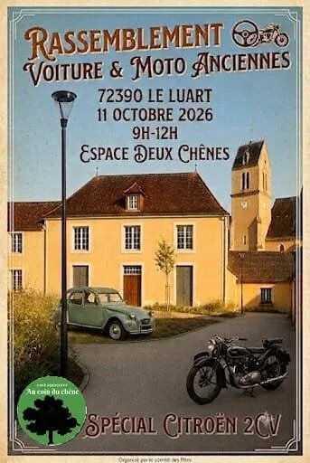 Rassemblement de voitures anciennes