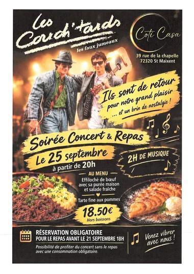 Soirée concert et Repas