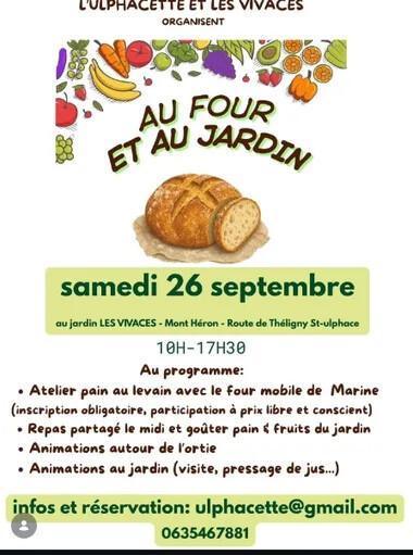 Au four et au jardin Au four et au jardin