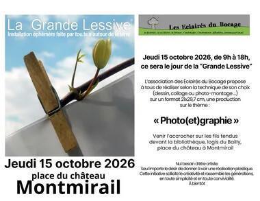 La Grande lessive "Photo (et) graphie"