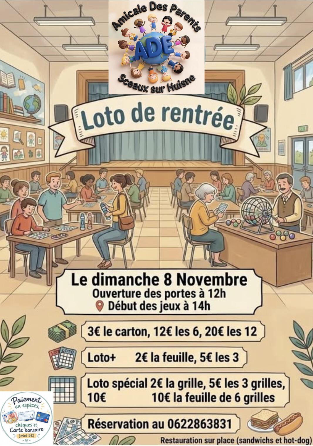 Loto de rentrée Loto de rentrée