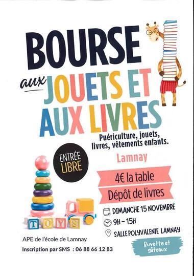 Bourse aux jouets et aux livres Bourse aux jouets et aux livres