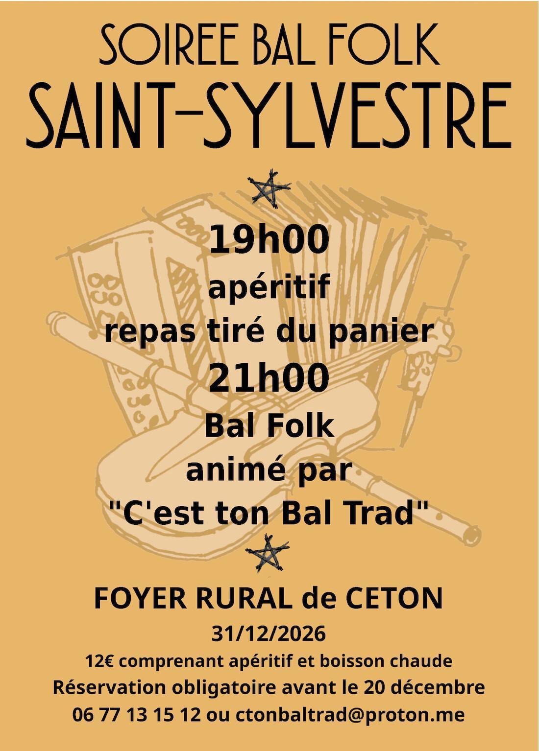 Soirée Bal Folk Saint-Sylvestre