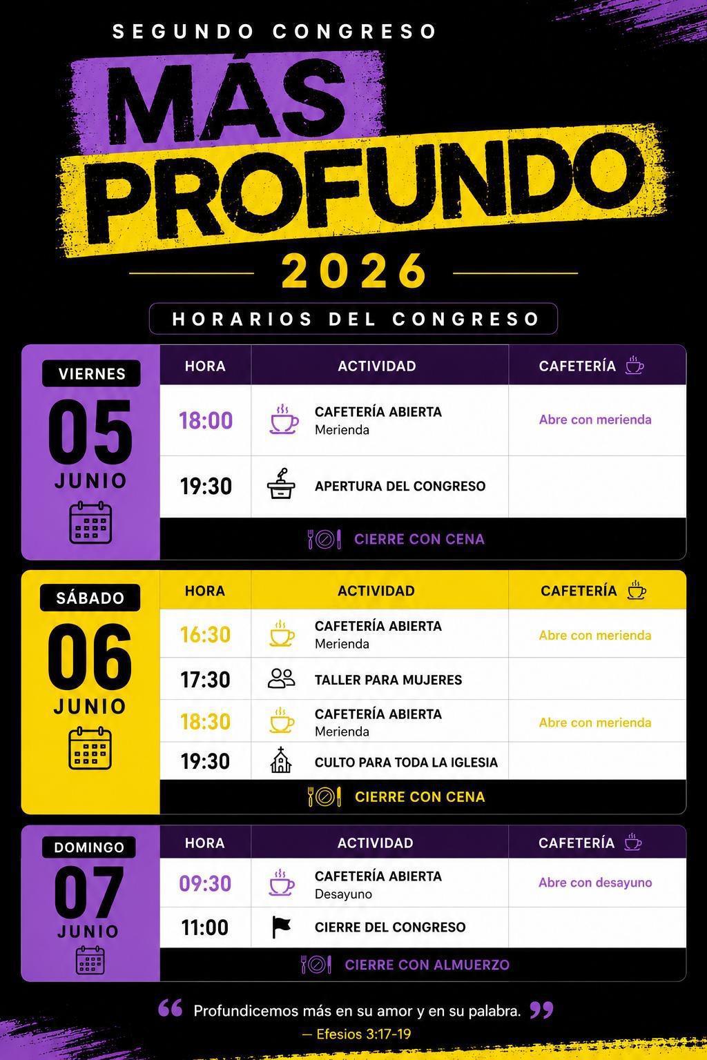 Segundo Congreso de Iglesia “Más Profundo”