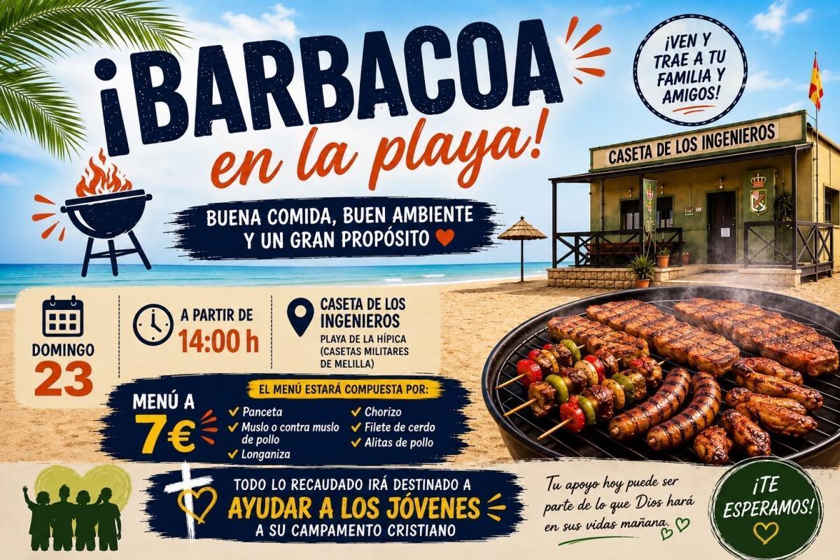 DÍA DE BARBACOA CASETA MILITAR
