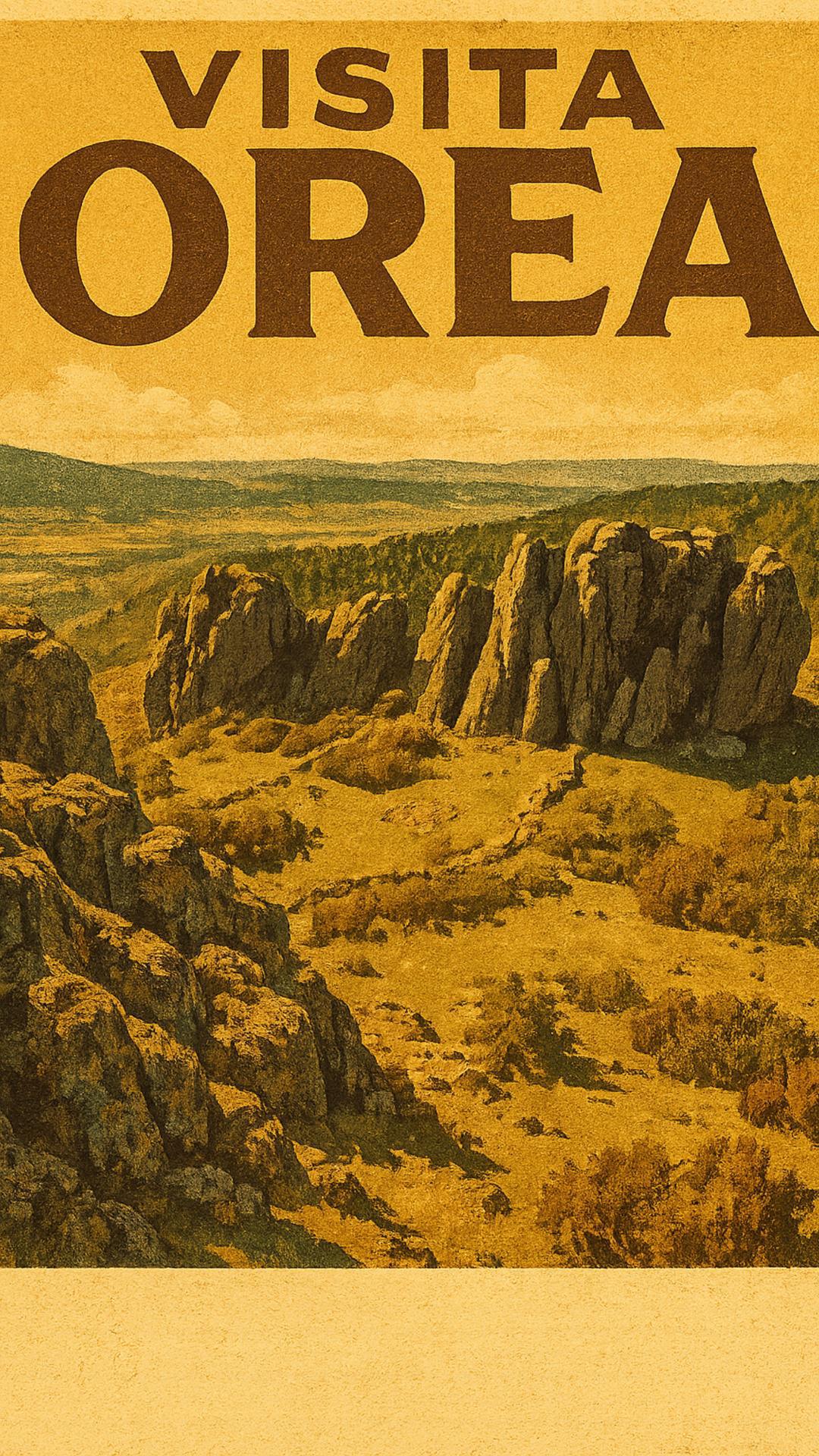 CARTEL VISITA OREA VINTAGE - MODELO 1
