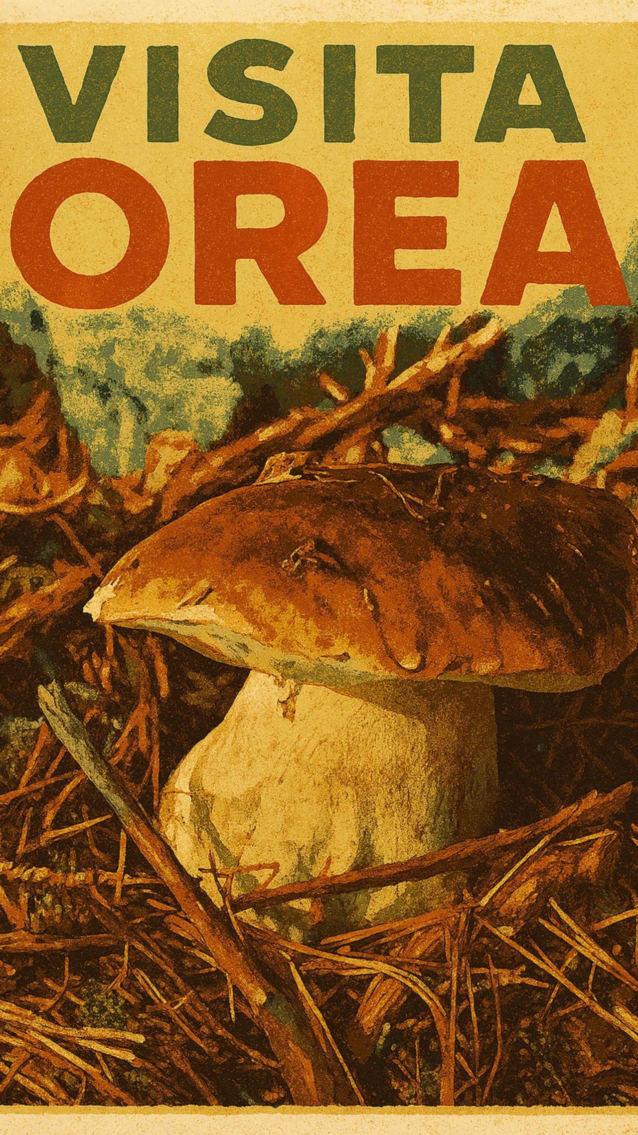 CARTEL VISITA OREA VINTAGE - MODELO 8
