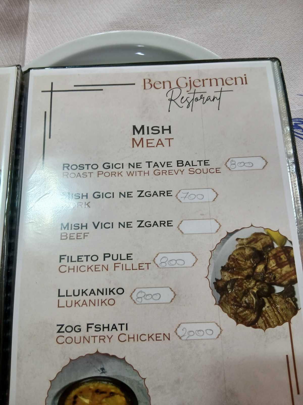 Restorant Ben Gjermeni Restorant Ben Gjermeni