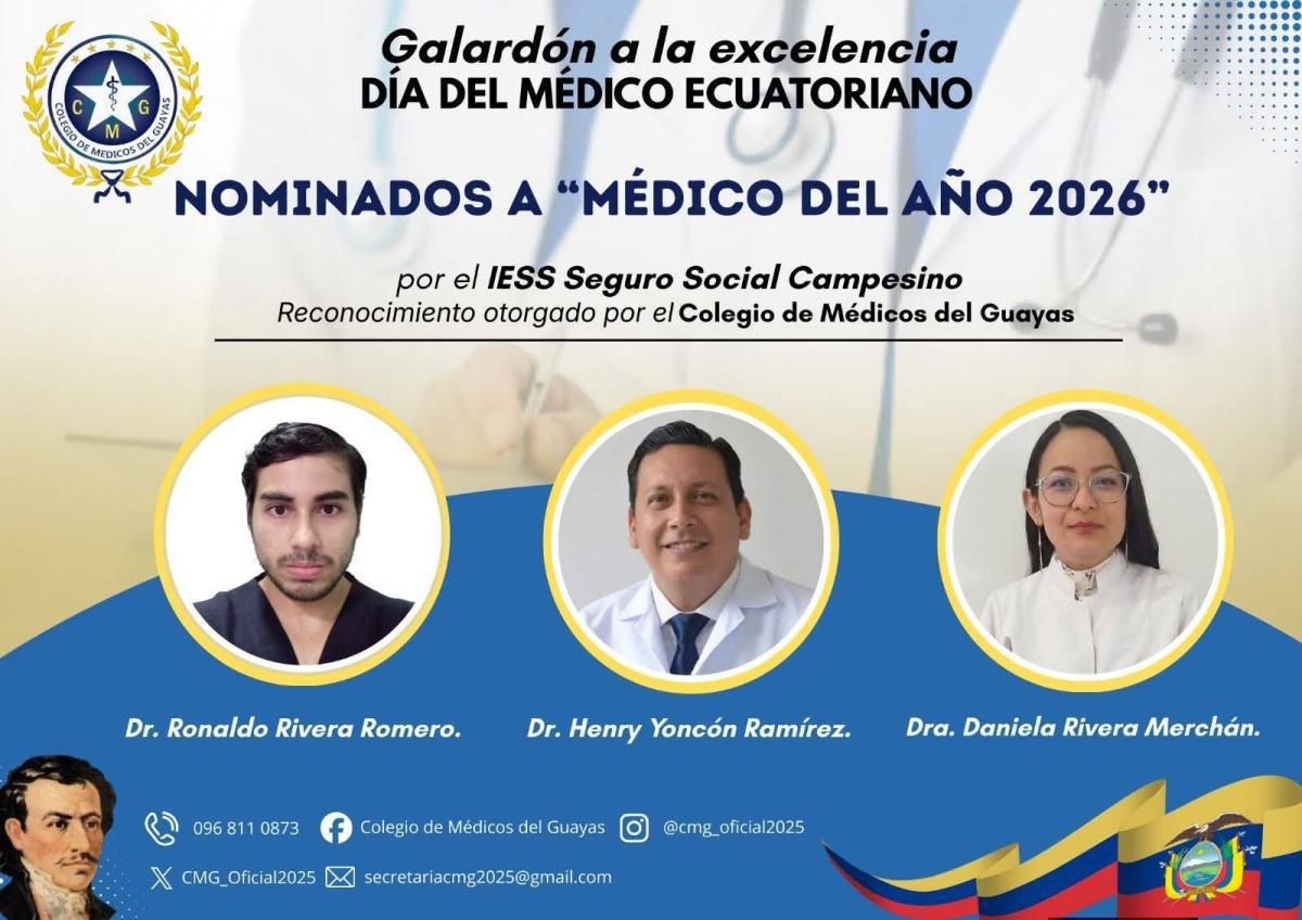 Nominados a Médico del Año 2026 Nominados a Médico del Año 2026