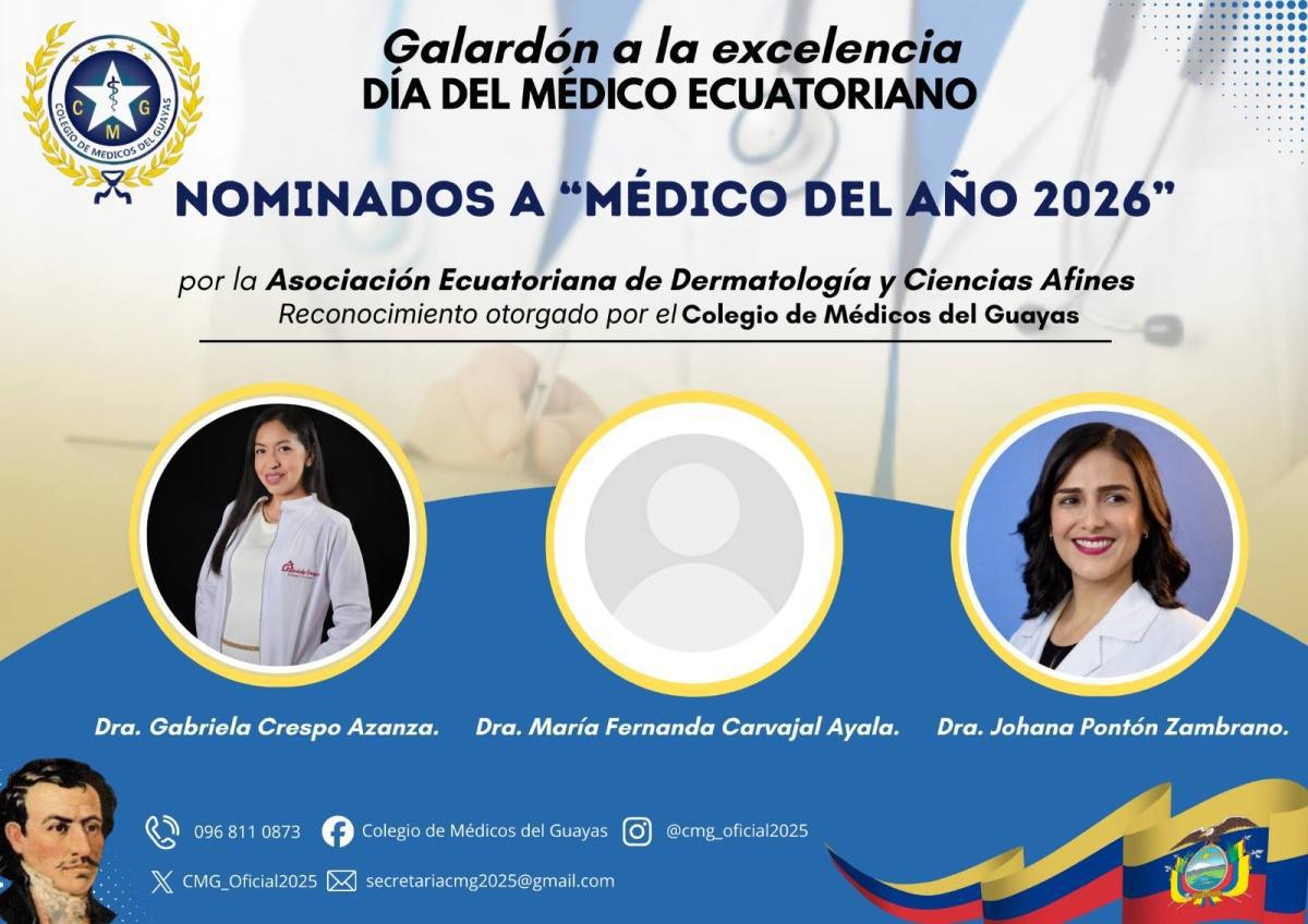 Nominados a Médico del Año 2026