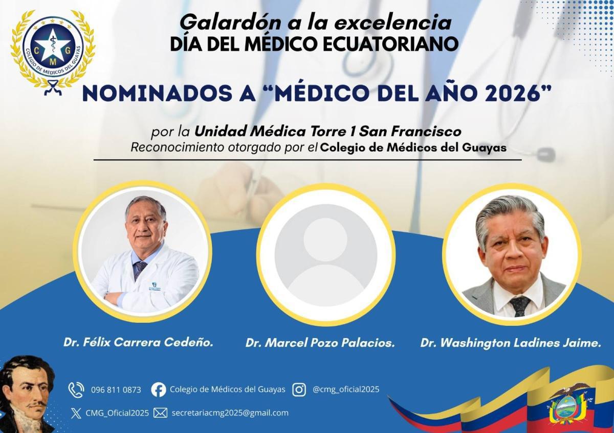 Nominados a Médico del Año 2026 Nominados a Médico del Año 2026