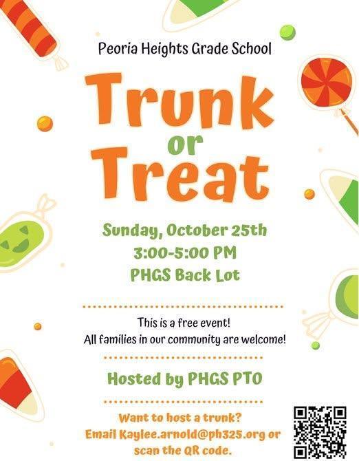 Peoria Heights Grade School PTO Trunk-or-Treat