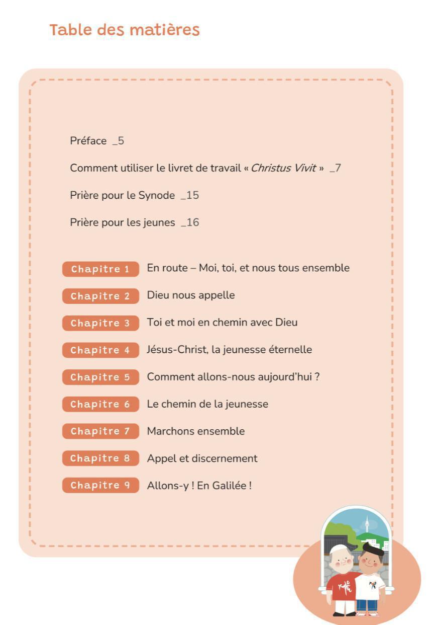 Cahier d'exercices Christus Vivit Cahier d'exercices Christus Vivit