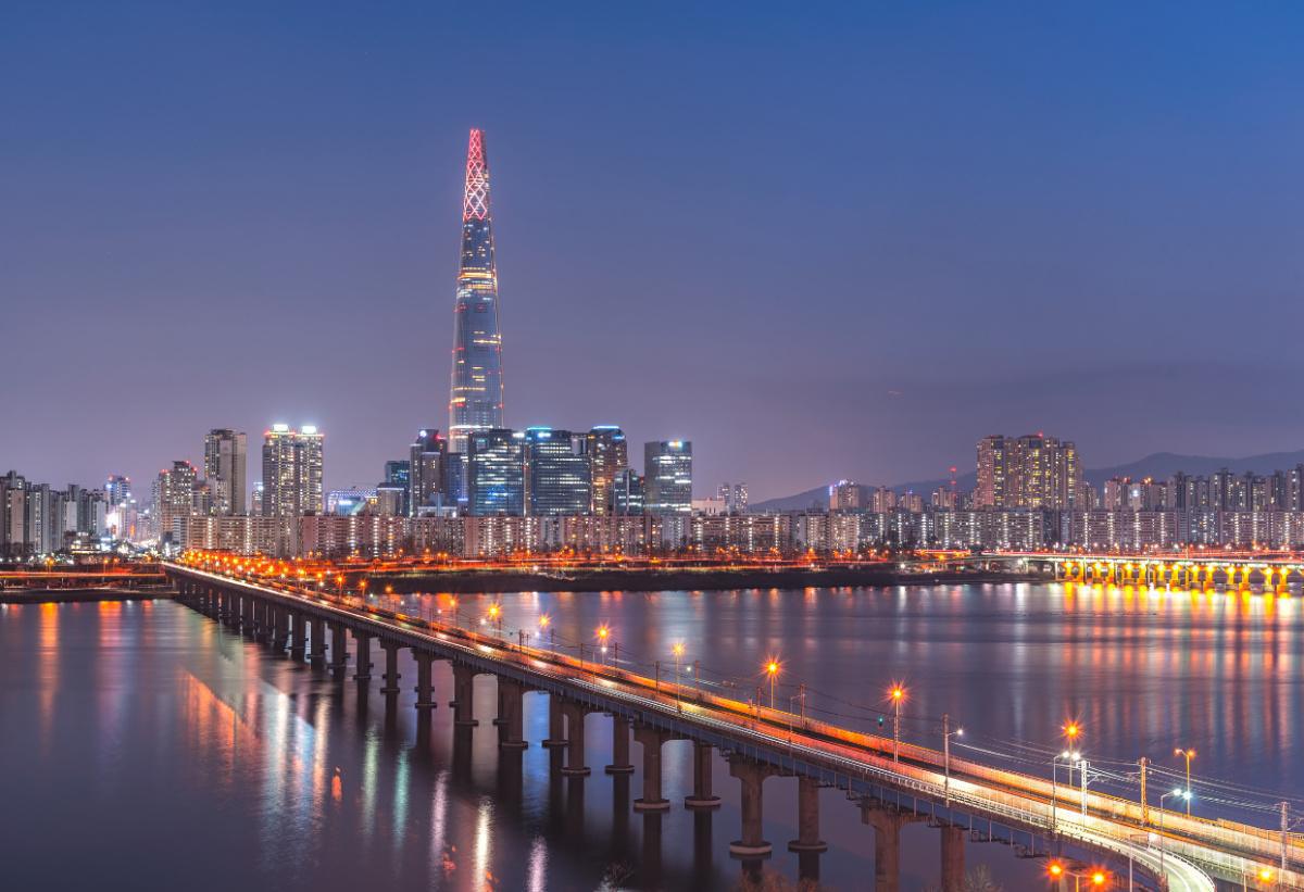 Lotte World Tower, la plus haute tour de Corée du Sud Lotte World Tower, la plus haute tour de Corée du Sud