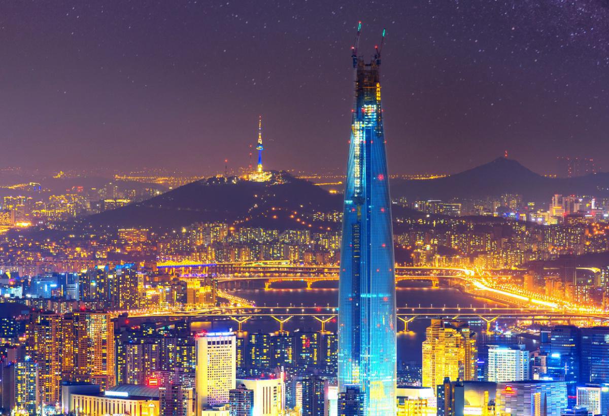 Lotte World Tower, la plus haute tour de Corée du Sud Lotte World Tower, la plus haute tour de Corée du Sud