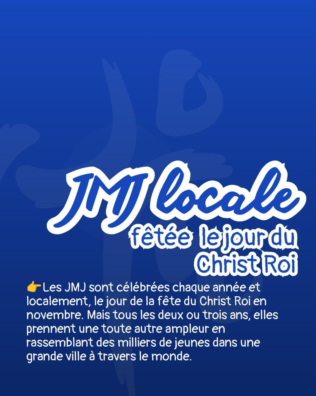 [A télécharger] Le savais-tu ? Il y a des JMJ tous les ans