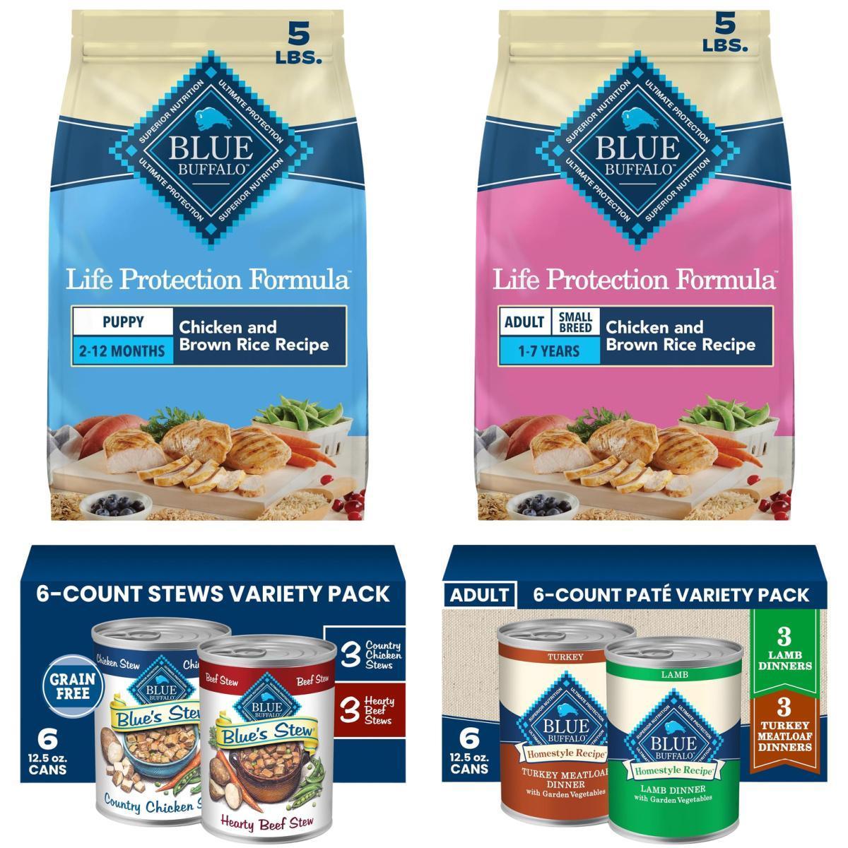 Blue Buffalo Pet Food & Treats from $1.xx on Amazon Blue Buffalo Pet Food & Treats from $1.xx on Amazon