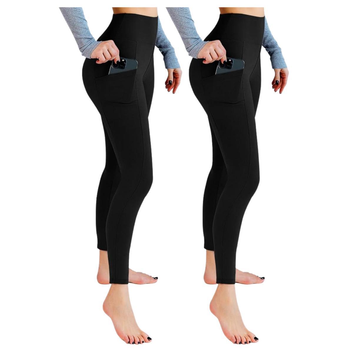 Women's 2-Pack High Waist Leggings for Just $7.xx on Amazon