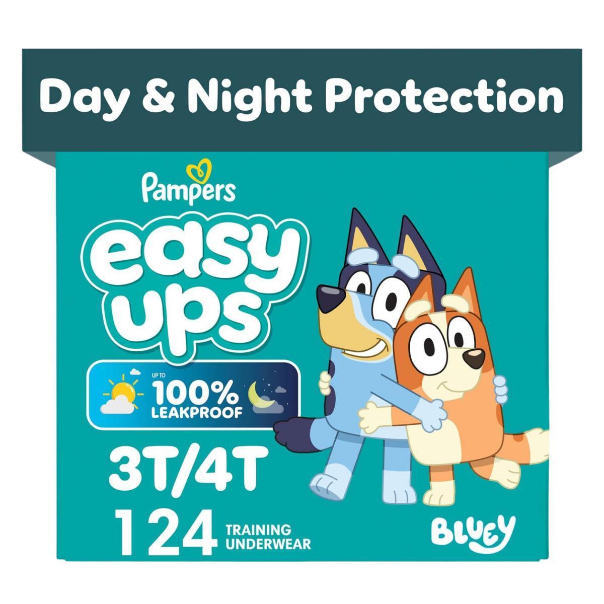 Pampers Easy Ups Bluey 124-Count for $28.xx Each on Amazon
