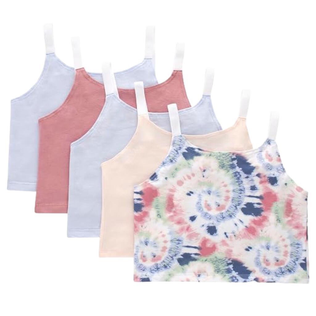 Hanes Girls' Crop Cami 5-Pack for $6.xx on Amazon