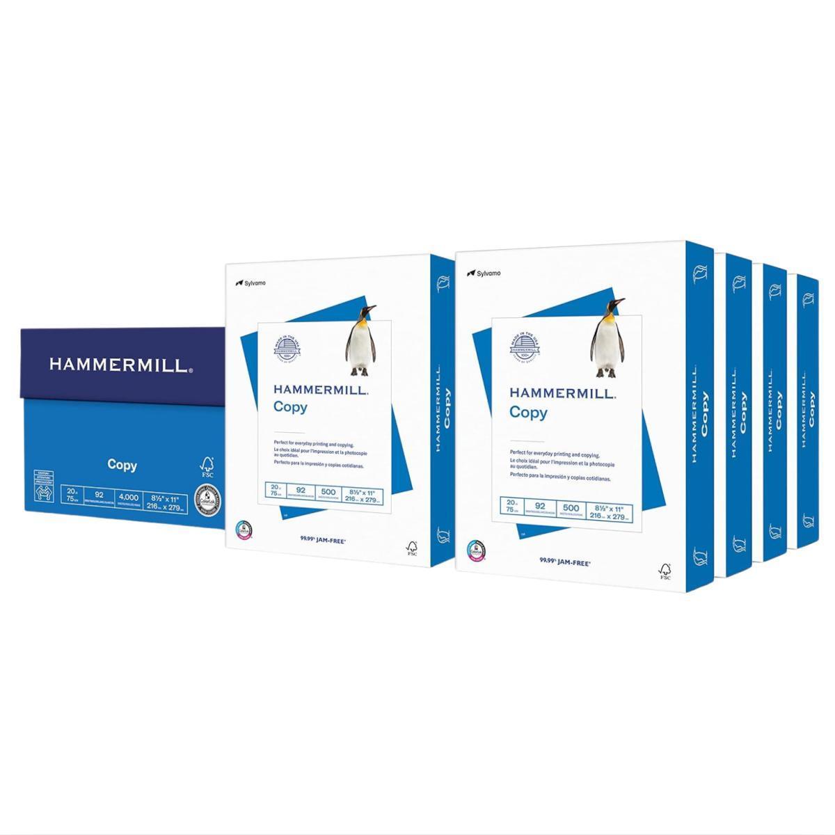 Hammermill Printer Paper 8-Ream Pack for $44.xx on Amazon Hammermill Printer Paper 8-Ream Pack for $44.xx on Amazon