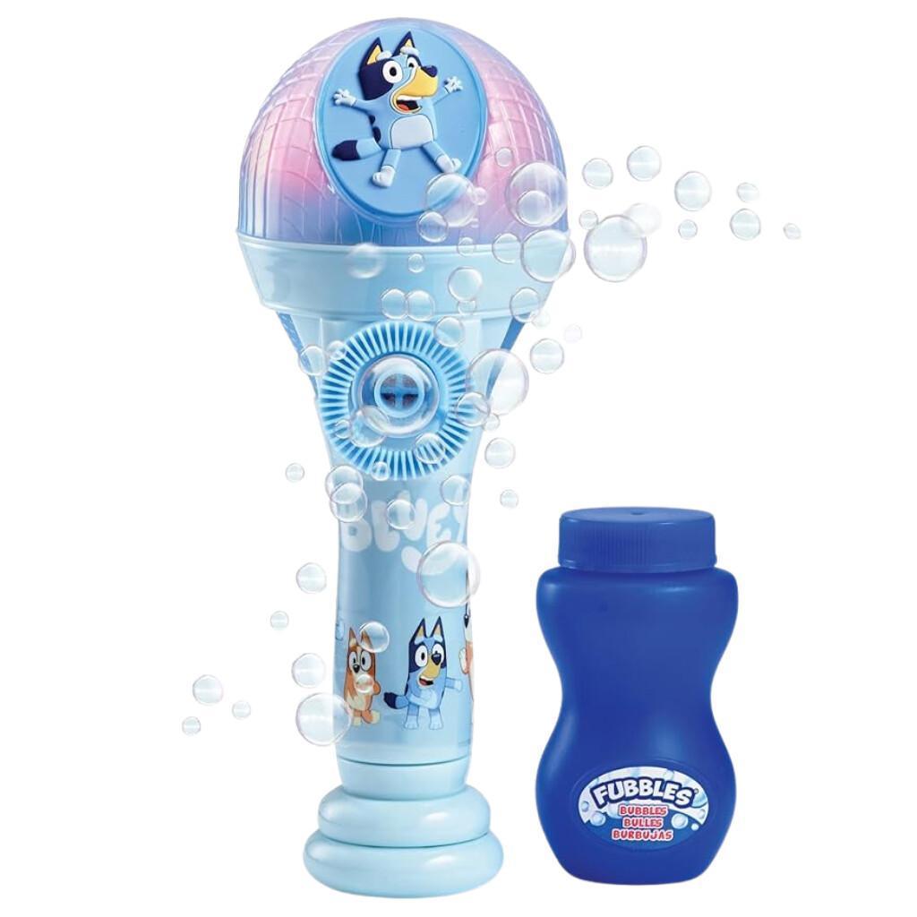 Bluey Bubble Machine Toy Microphone for $9.xx on Amazon