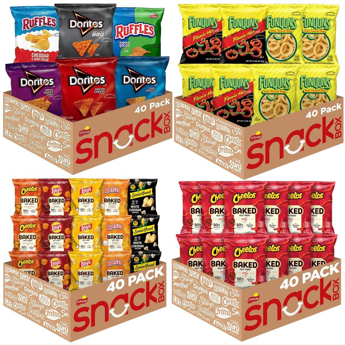 Snack Variety Packs from $12.xx on Amazon