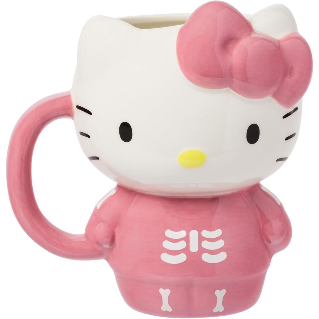 Hello Kitty Spooky Skeleton 3D Sculpted Mug, 20oz for $6.xx on Amazon