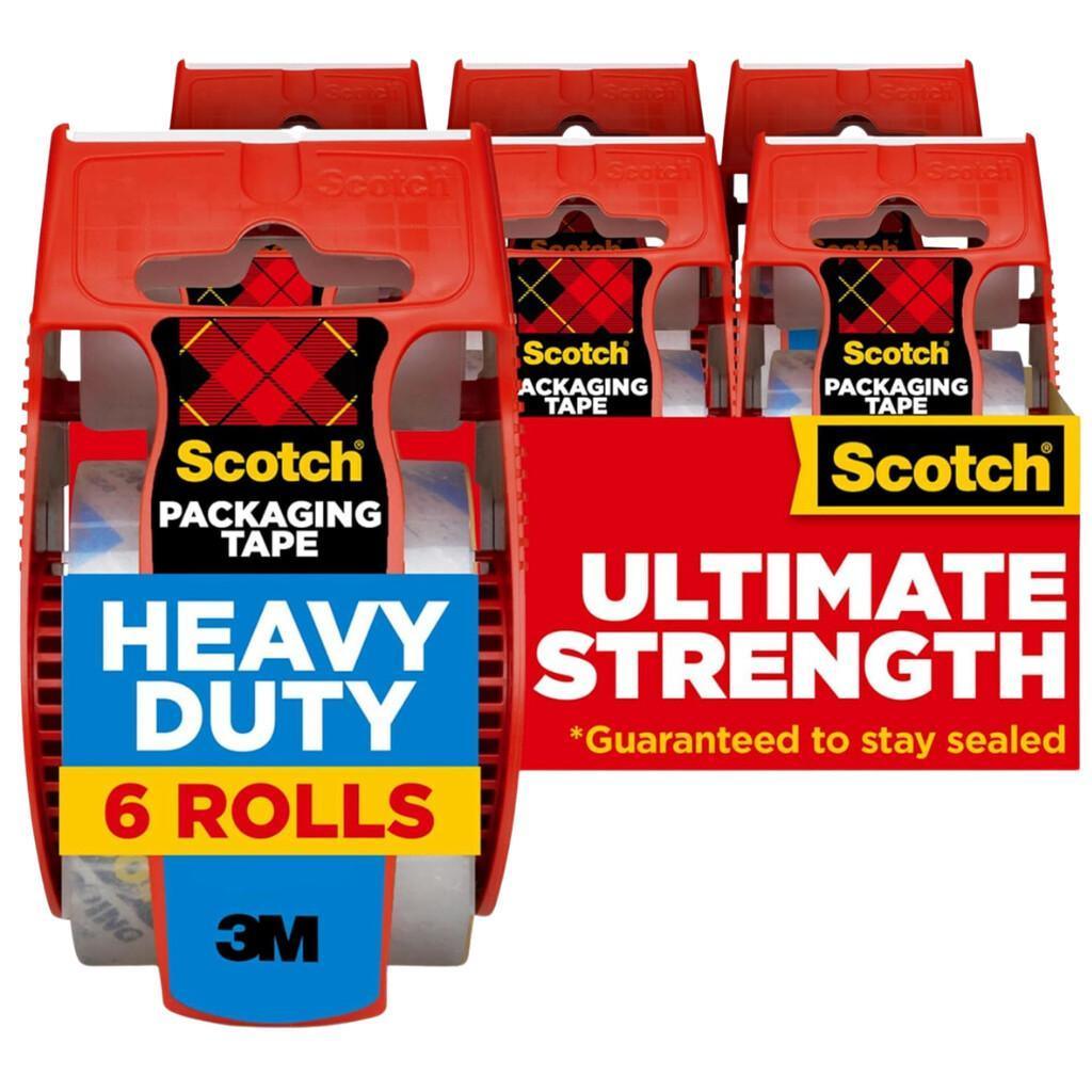 Scotch Heavy Duty Packing Tape 6-Pack for $8.xx on Amazon