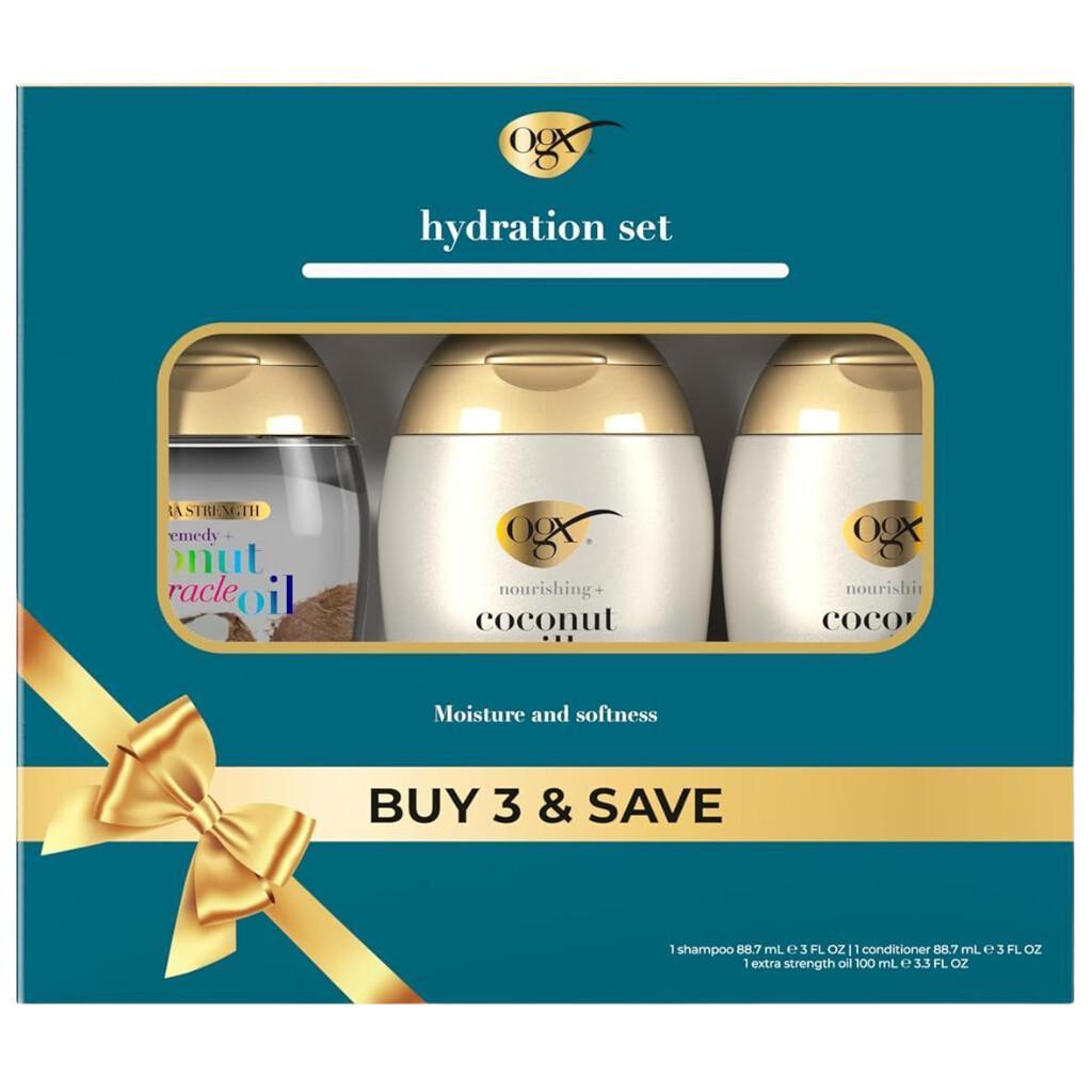 OGX Nourishing Gift Set: Coconut Milk Shampoo & Conditioner for $7.xx on Amazon OGX Nourishing Gift Set: Coconut Milk Shampoo & Conditioner for $7.xx on Amazon