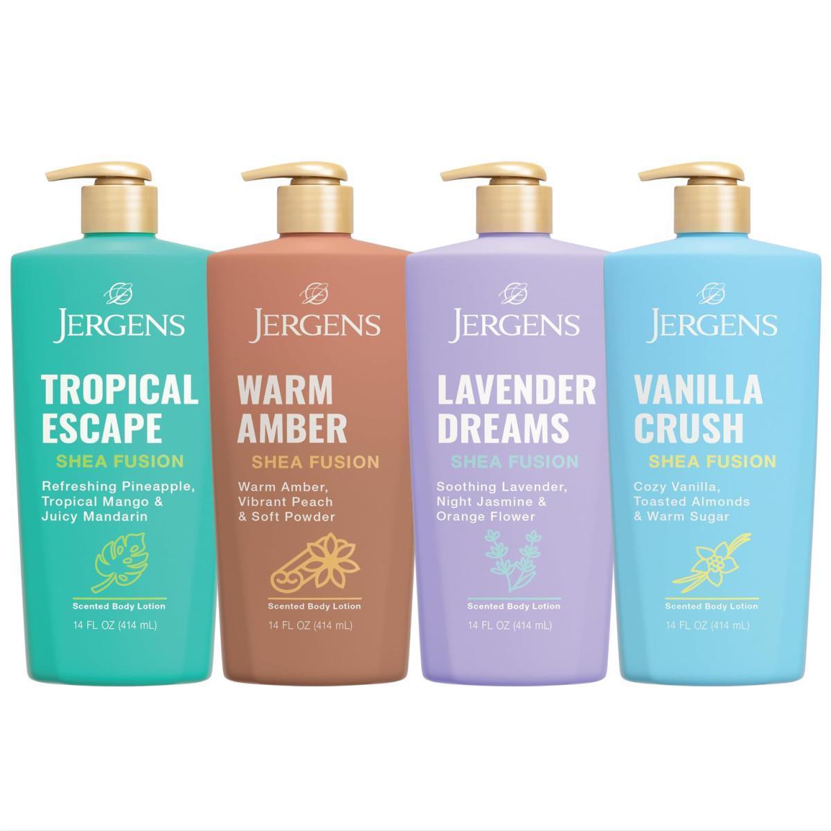 Jergens Shea Fusion Body Lotion from $4.xx on Amazon