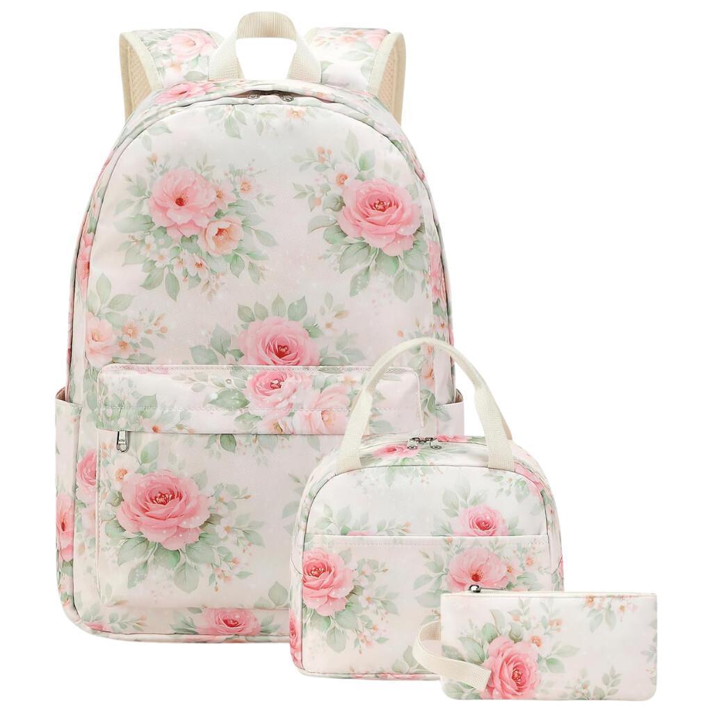 Girls School Backpack 3-Pc Set for $9.xx on Amazon