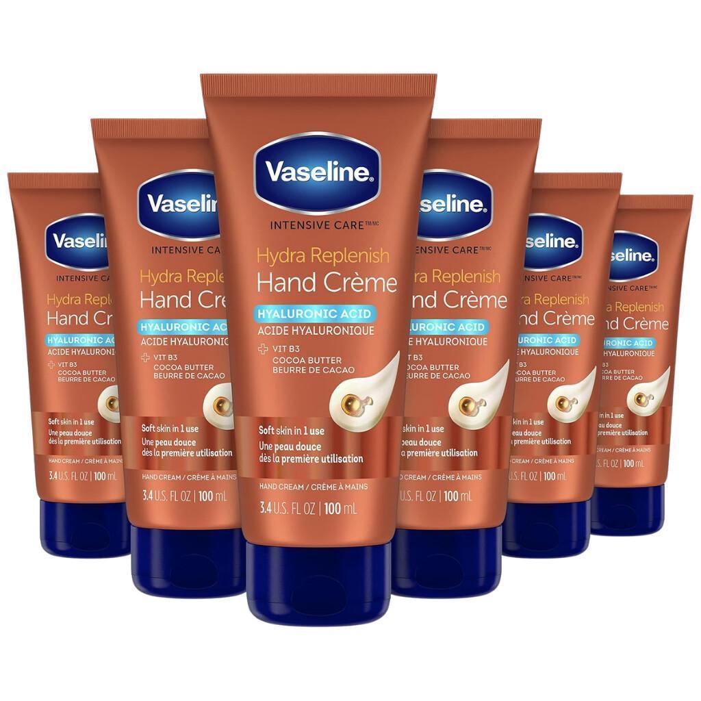 Vaseline Intensive Care Hand Crème 6-Count for $10.xx on Amazon