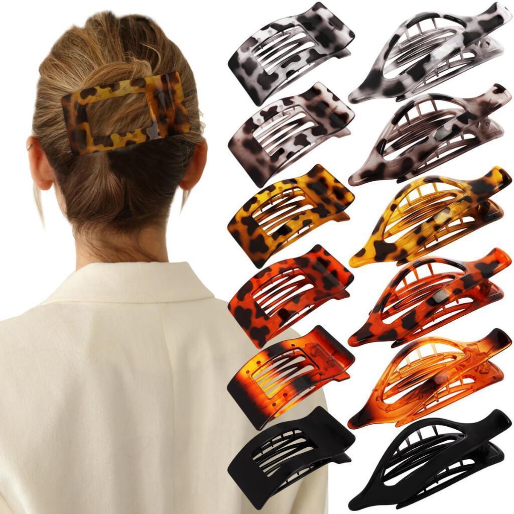12-Pack Flat Hair Clips for $2.xx on Amazon