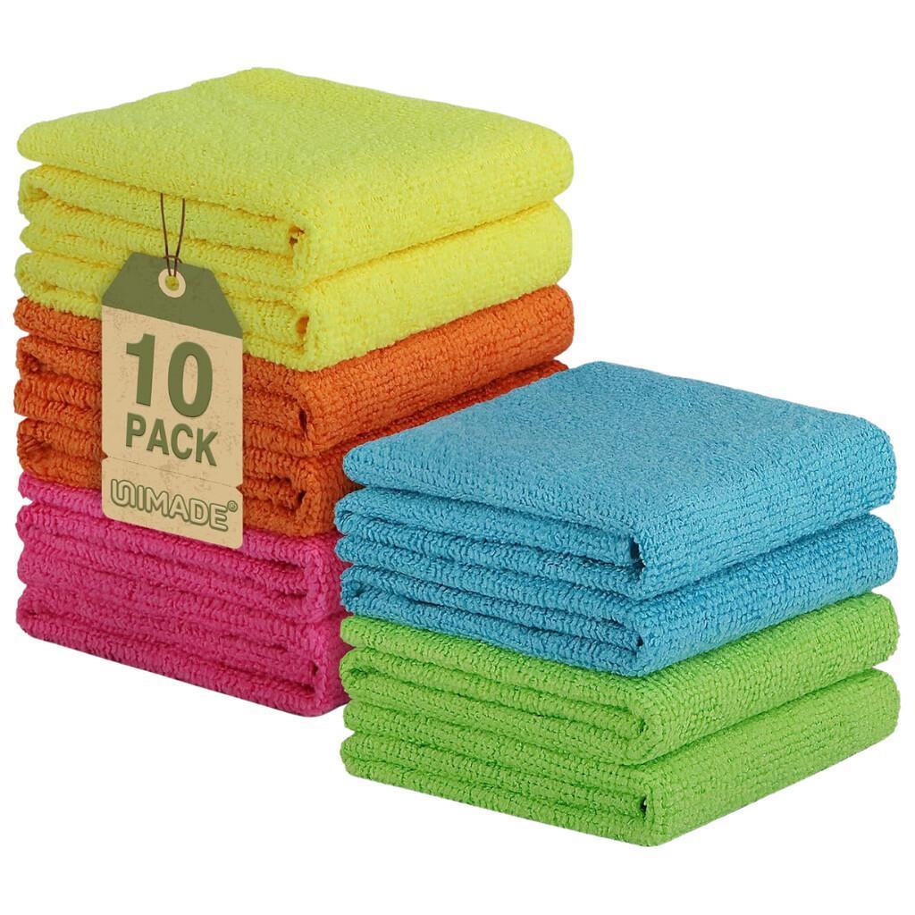 10-Pack Microfiber Cleaning Cloths for $3.xx on Amazon