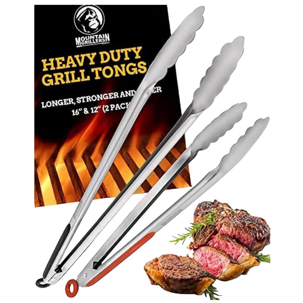 Set of 2 Grill Tongs for $2.xx on Amazon